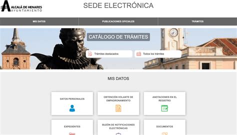 contactos alcalá de henares|Sede electrónica